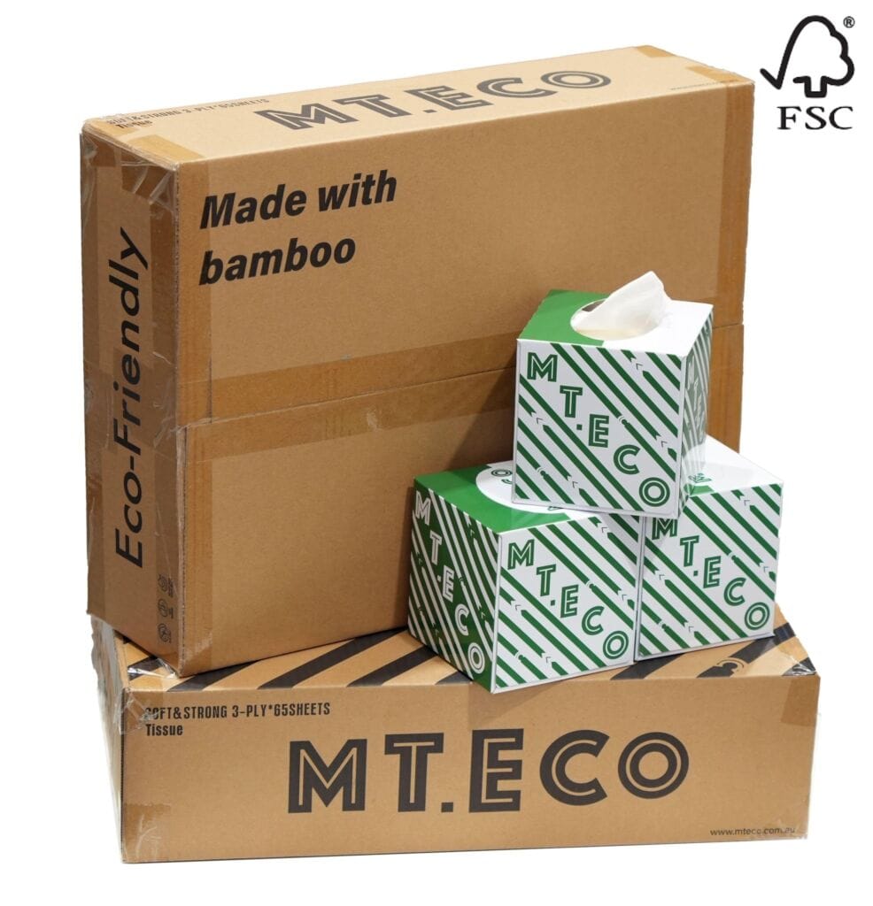 Bamboo Facial Tissues (12 Box)