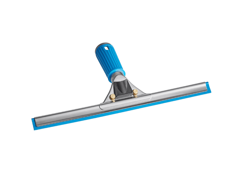 12" Window Squeegee with Quick Release and Rubber Grip
