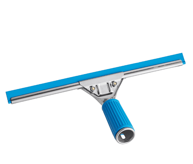 12" Window Squeegee with Quick Release and Rubber Grip