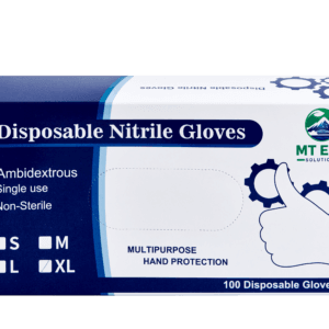 Blue Nitrile Gloves - 1 Box of 100 - Image 1