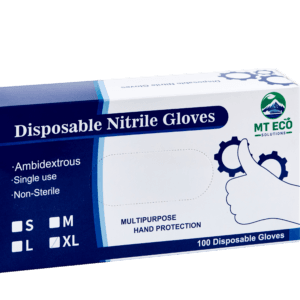 Blue Nitrile Gloves - 1 Box of 100 - Image 2
