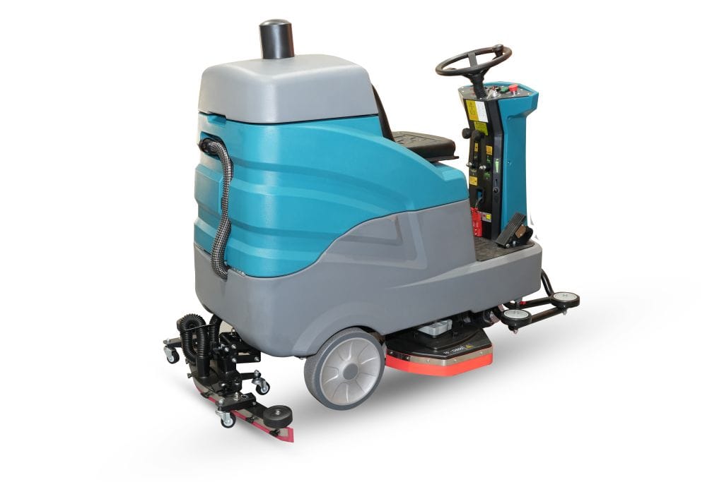 Ride-On Floor Scrubber